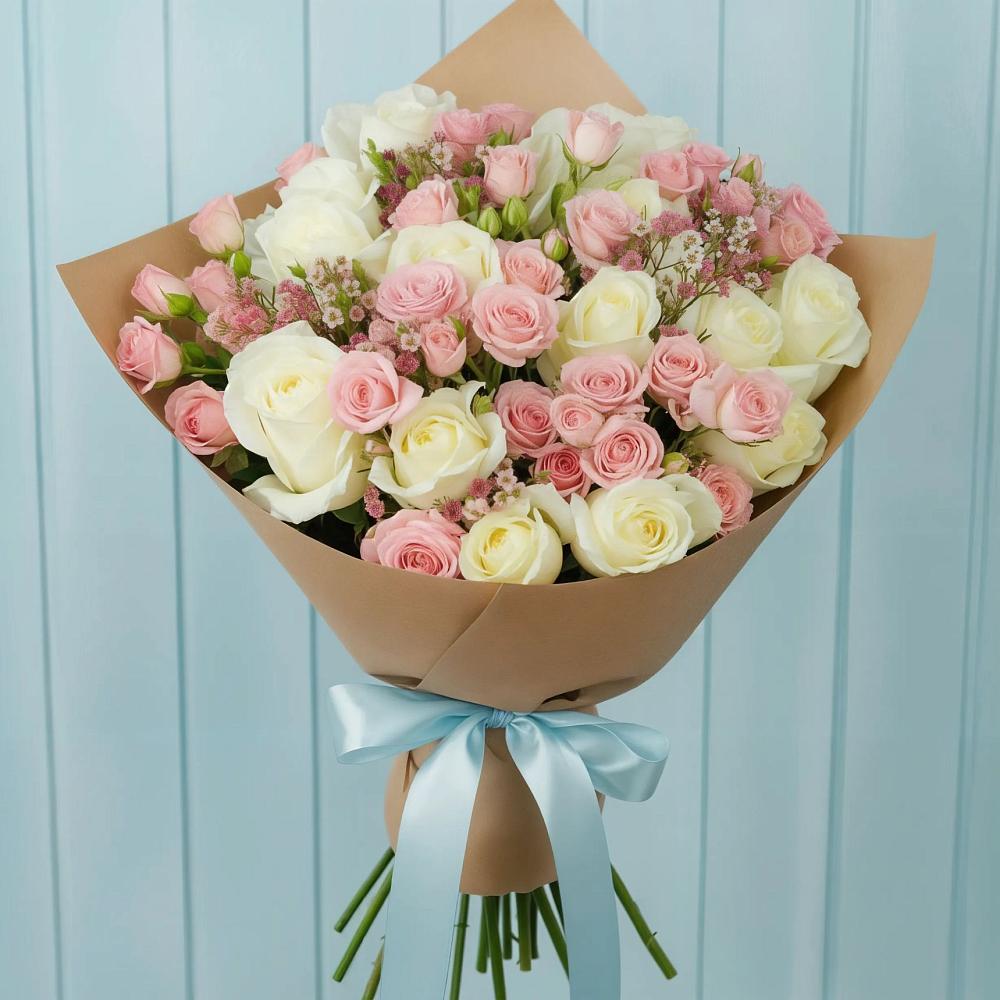 Букет цветов из: Розы в Калиновке Курской области