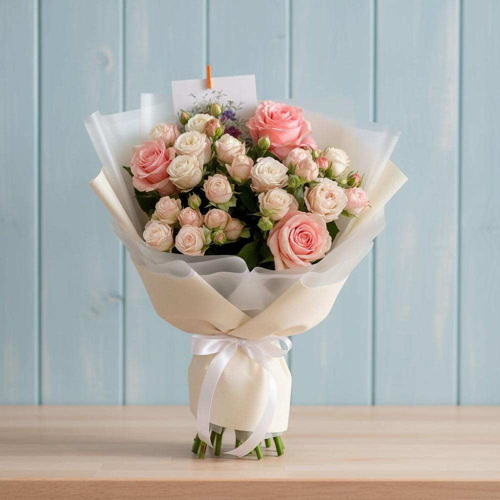 Букет цветов из: Розы в Калиновке Курской области