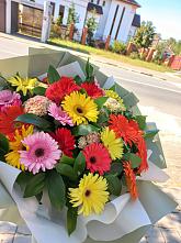 Букет цветов из:  Герберы #REPLACE_PRED# Калиновке Курской области