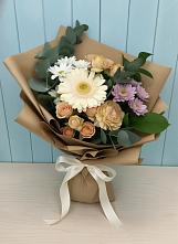 Букет цветов из:  Герберы и Хризантемы в Калиновке Курской области