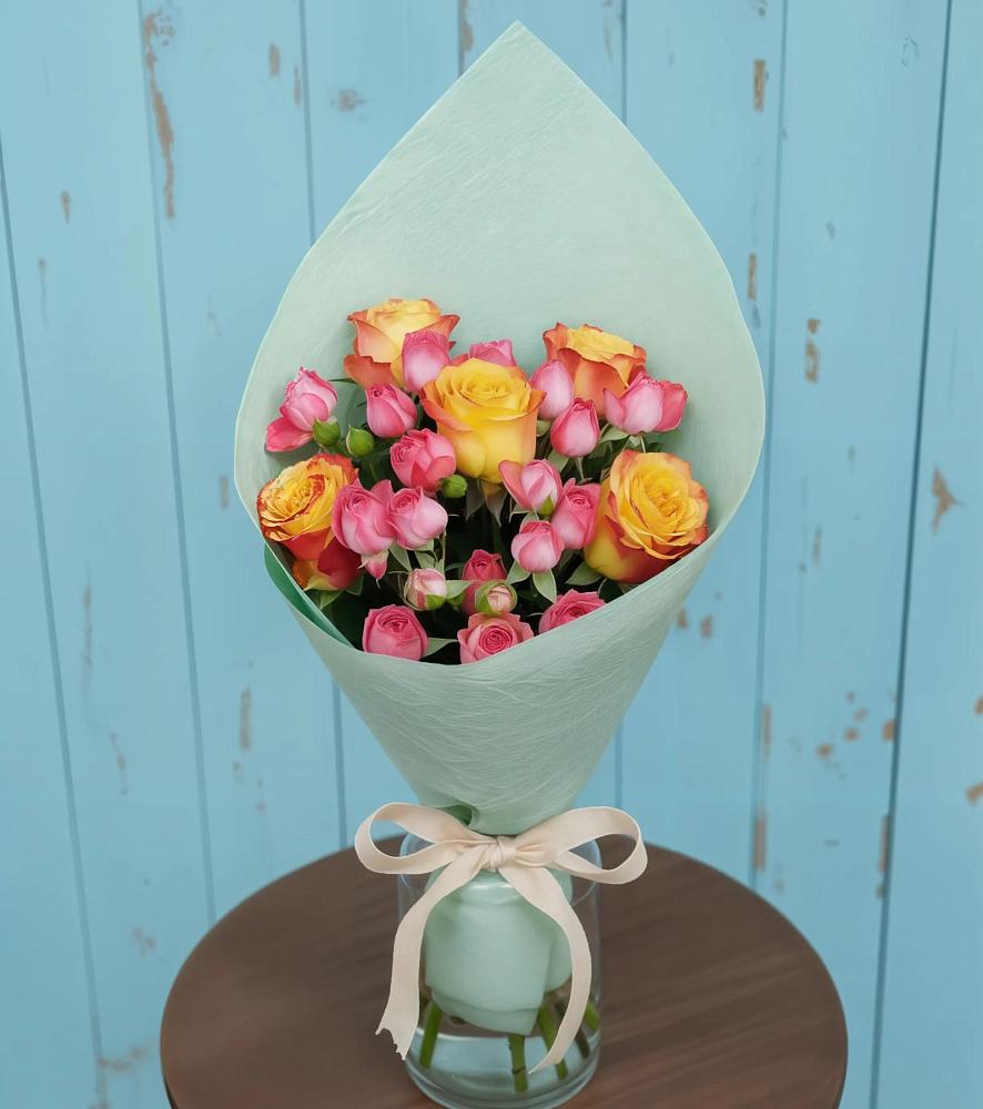 Букет цветов из: Розы в Калиновке Курской области