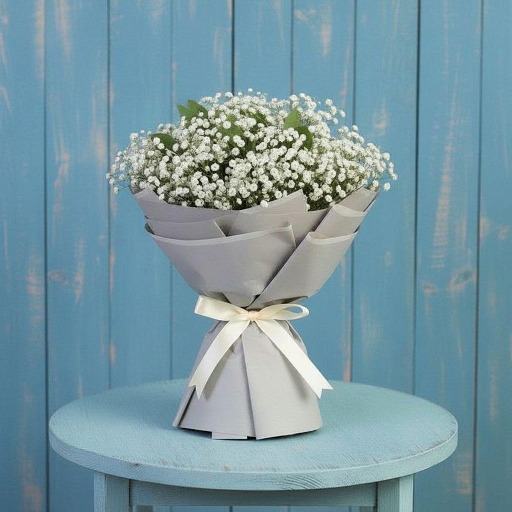 Букет цветов из: Гипсофила в Калиновке Курской области