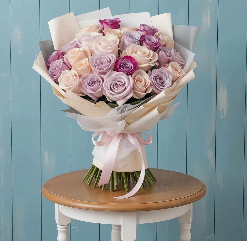 Букет цветов из: Розы в Калиновке Курской области