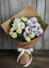 Букет цветов из:  Хризантемы и Розы #REPLACE_PRED# Калиновке Курской области