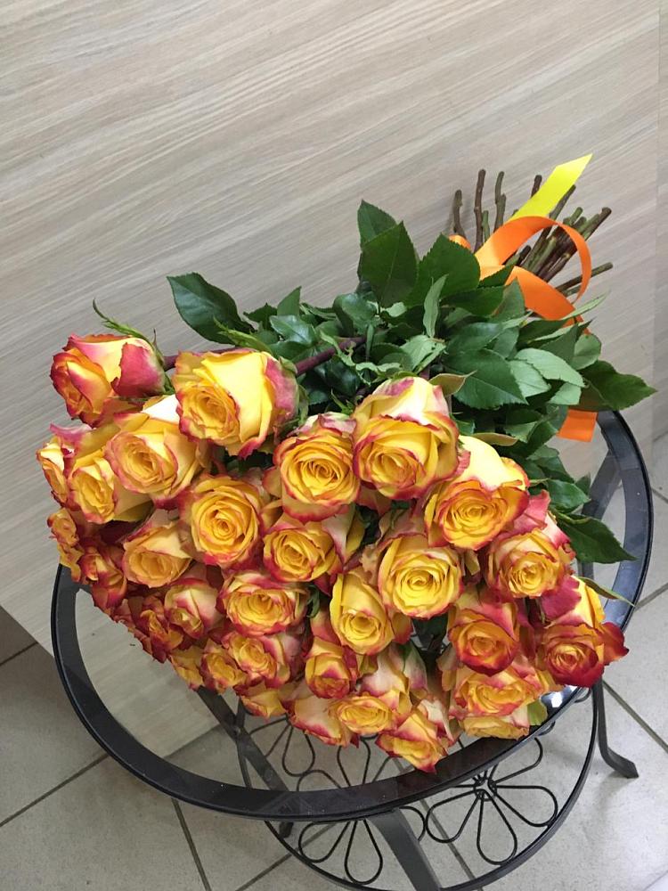 Букет Желтые розы в Калиновке Курской области