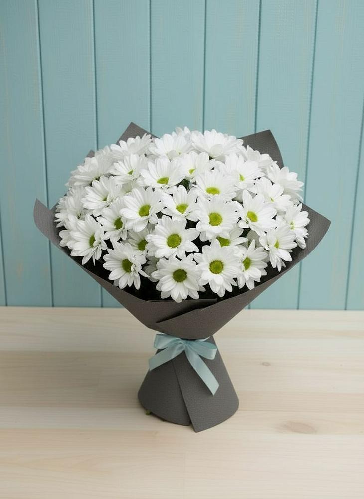 Букет цветов из: Хризантемы в Калиновке Курской области