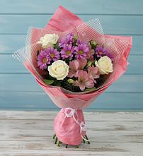 Букет цветов из:  Герберы #REPLACE_PRED# Калиновке Курской области