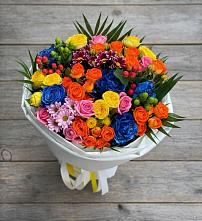Букет цветов из:  Розы и Хризантемы в Калиновке Курской области