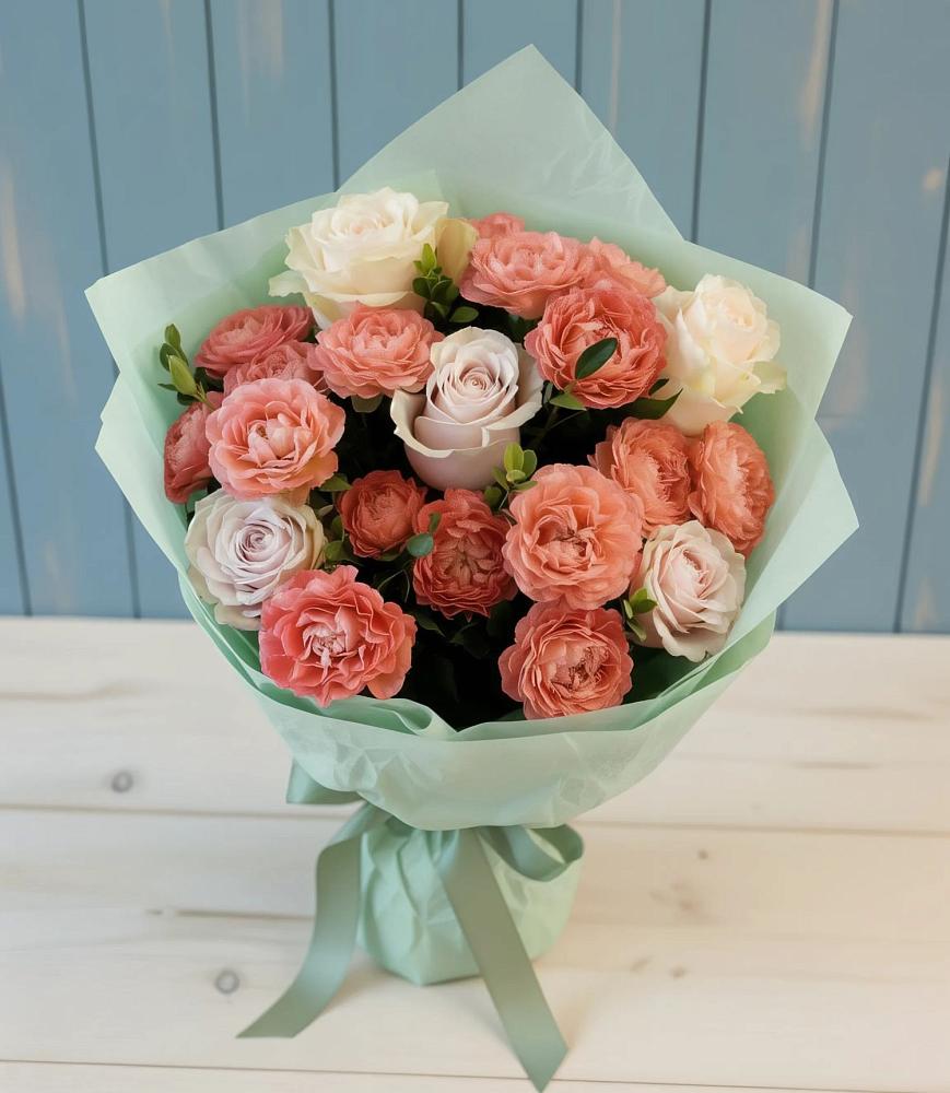 Букет цветов из: Розы в Калиновке Курской области