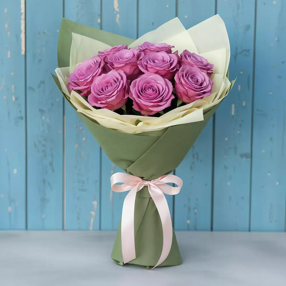 Букет Розы Фёрст Леди в Калиновке Курской области