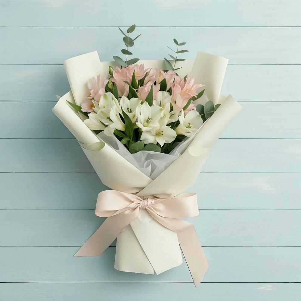 Букет цветов из: Альстромерии в Калиновке Курской области