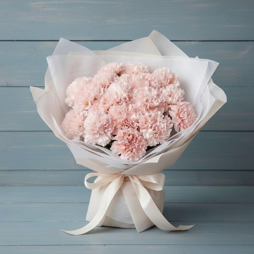 Букет цветов из: Гвоздики в Калиновке Курской области