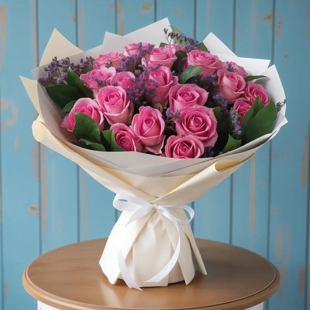 Букет цветов из: Розы в Калиновке Курской области