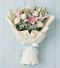 Букет цветов из:  Лилии в Калиновке Курской области