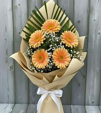 Букет цветов из:  Герберы в Калиновке Курской области